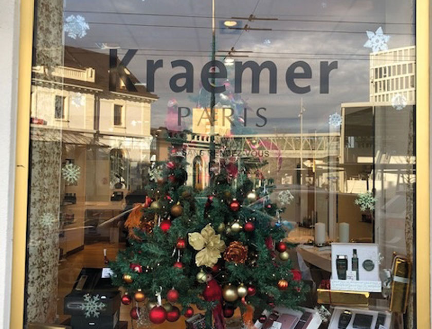 ACR - Association des commerçants de Renens - Vitrine de Noël - Salon Kraemer, Renens